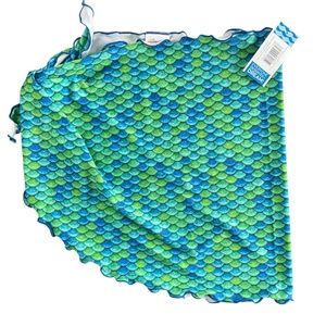 Green Mermaid Scale Sarong